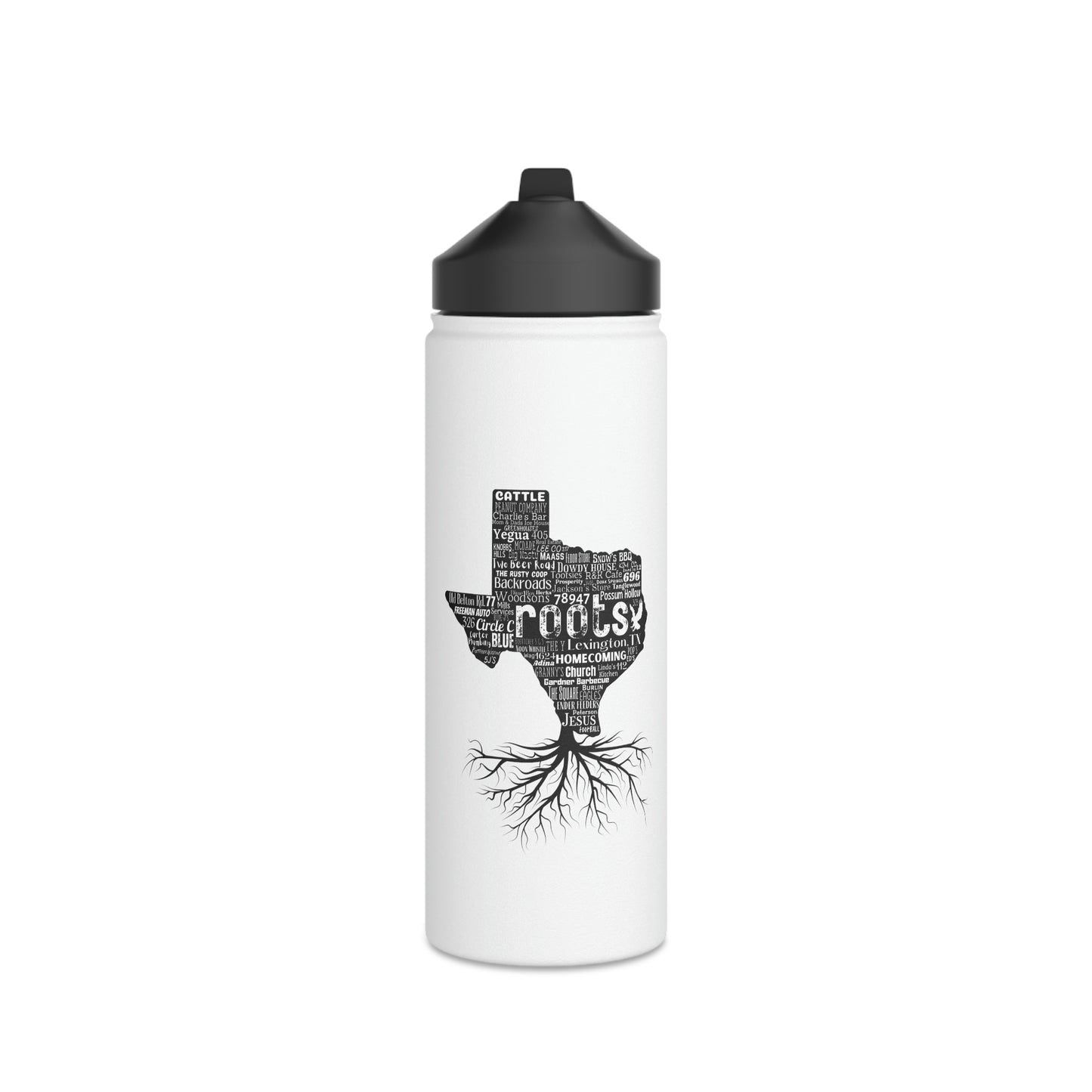 Lexington Stainless Steel Water Bottle, Standard Lid