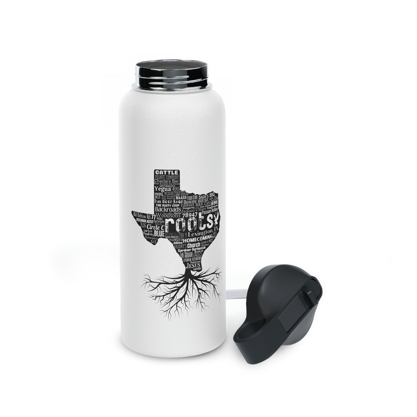 Lexington Stainless Steel Water Bottle, Standard Lid