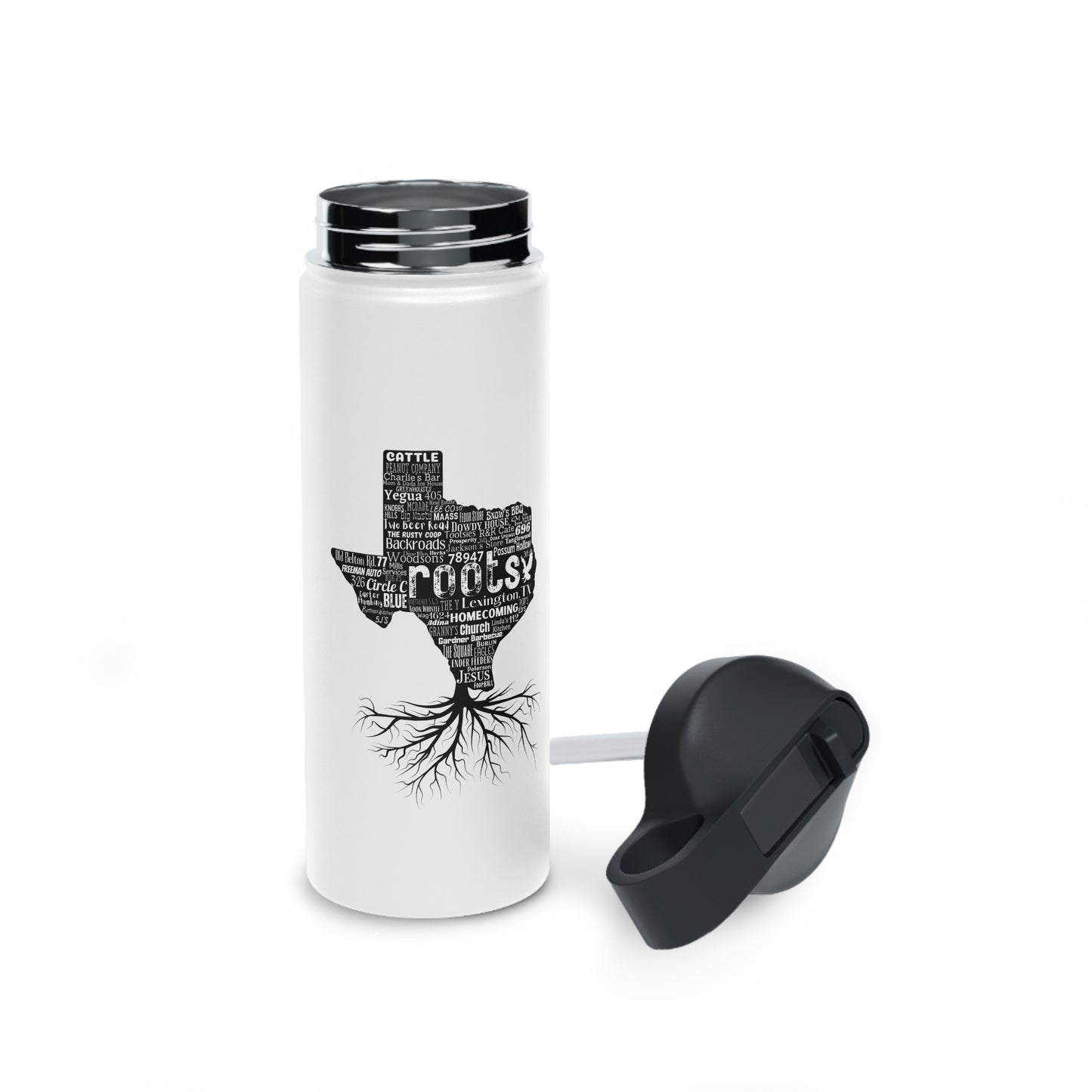 Lexington Stainless Steel Water Bottle, Standard Lid