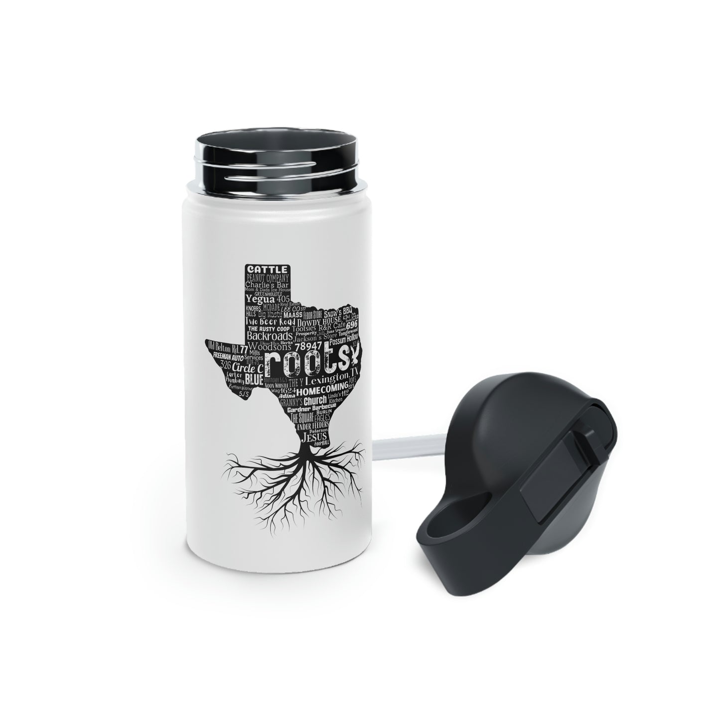 Lexington Stainless Steel Water Bottle, Standard Lid