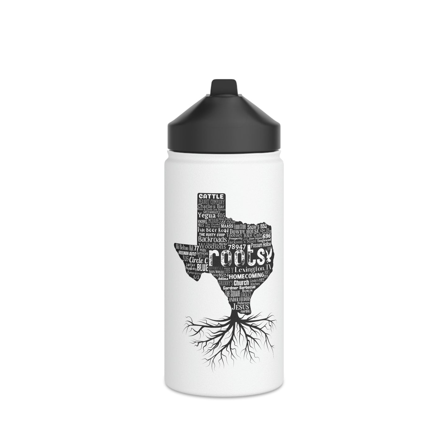 Lexington Stainless Steel Water Bottle, Standard Lid